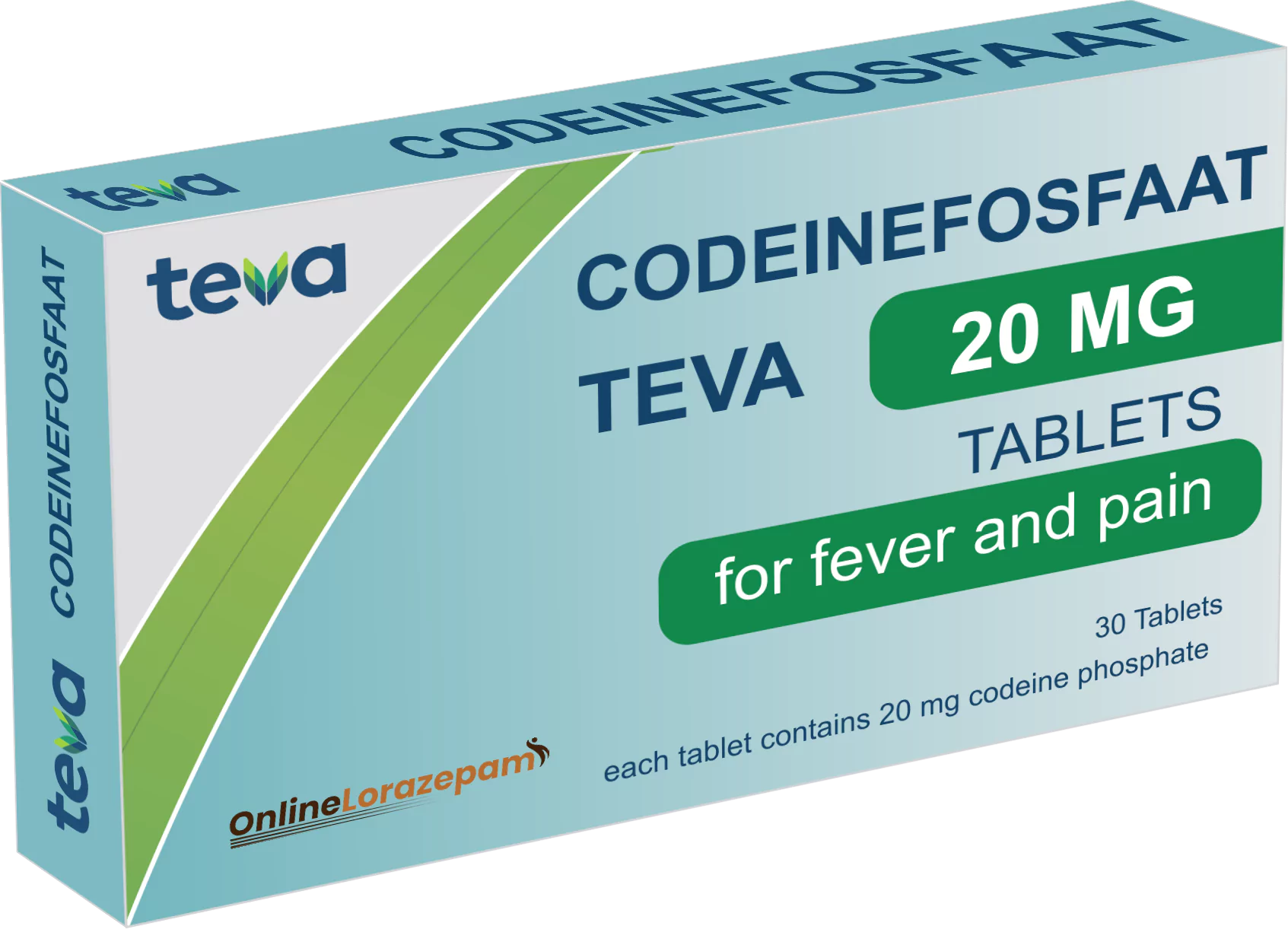 Codeïne 20 mg tablet Netherlands