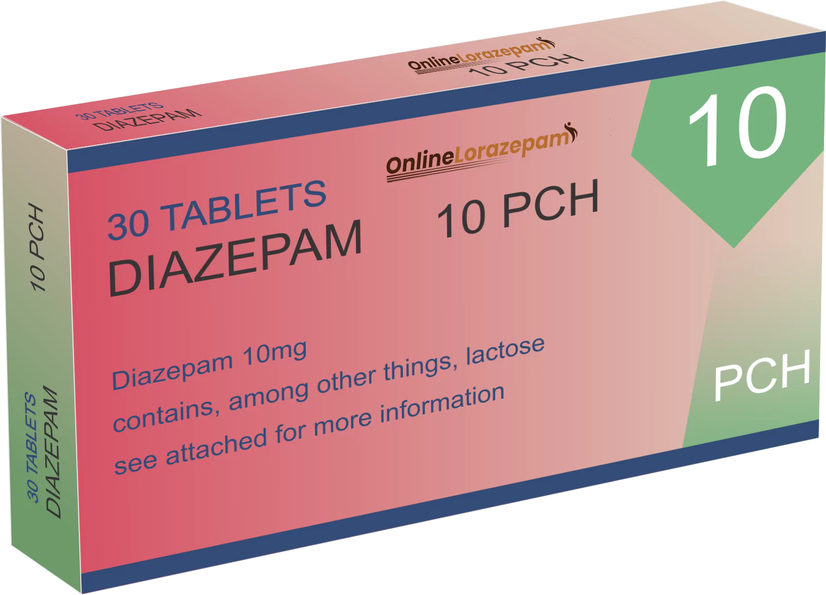 Diazepam 10 mg 30 Tablets